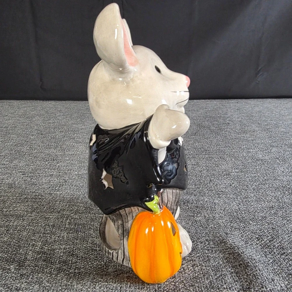 Blue Sky Clayworks Heather Goldminc Magician Mouse Halloween Tealight Holder